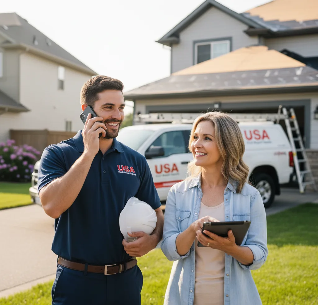 USA Roof Repair Experts customer support in Bellmead